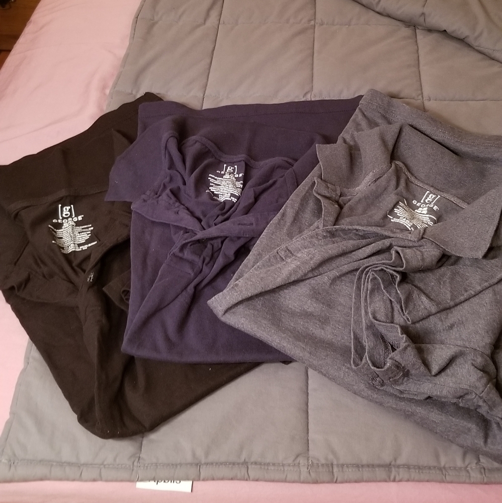 👕 Bundle of 3 Men's XL George Polos